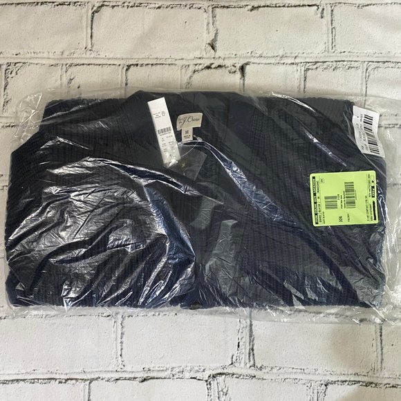 J. Crew Heritage cotton shaker-stitch cardigan sweater M - Picture 5 of 8